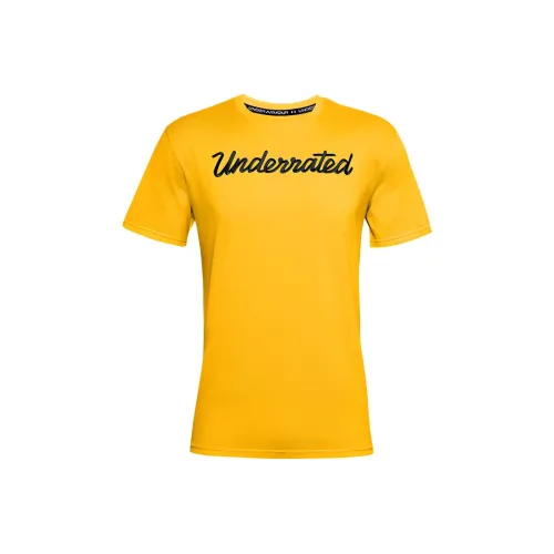 Under Armour T-Shirt Мужской Внимательный Желтый