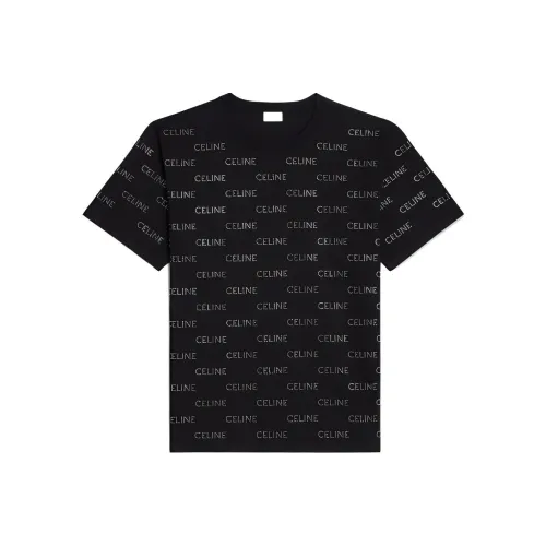 Celine Мужские черные T-рубашки