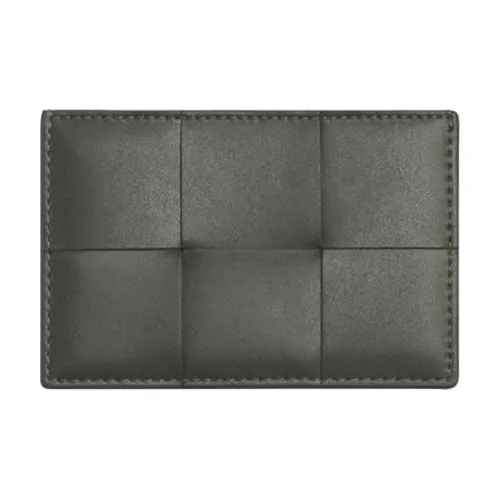 Bottega Veneta Телячья кожа Кредитная карта HOLDER Мини Мужской Светло-серый Графитовый