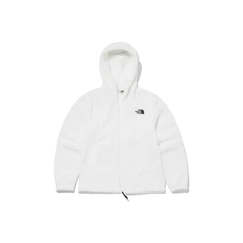 THE NORTH FACE COMFY С капюшоном пальто парное унисекс цвет слоновая кость