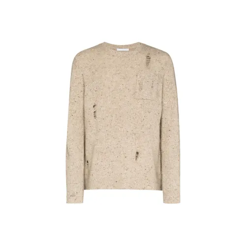 Helmut Lang Светло-коричневые Мужские Свитера