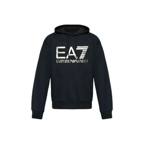 EMPORIO ARMANI Толстовка Мужская Темно-синяя