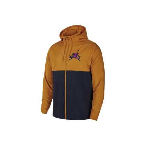 Jordan Air Оранжевый Черный Мужская Куртка