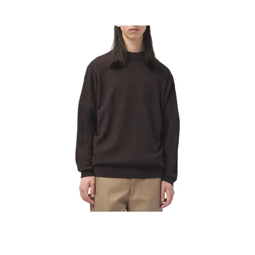 UNIQLO Свитер Унисекс Темно-умбра