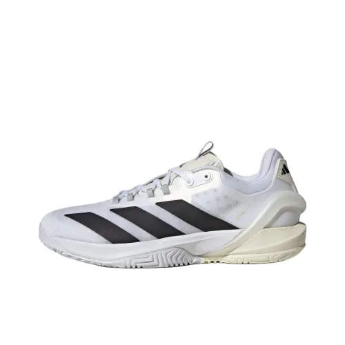 Adidas Adizero Cybersonic 2 Slip Резистентный к истиранию Низкий Топ Теннисные Кроссовки Мужские Белые