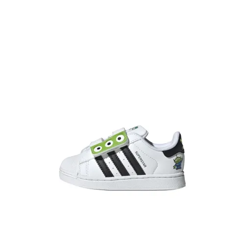 История игрушек x Adidas Originals SUPERSTAR Low Топ Обувь для малышей Белый Infant и Toddler