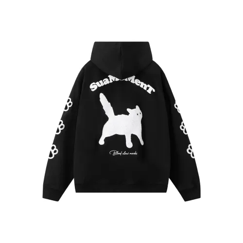 Suamoment Толстовка Весенний Осенний Американский Модный Бренд Пара Повседневный Худи Унисекс