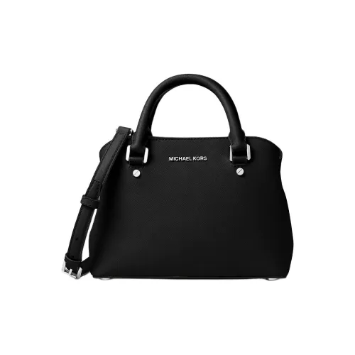 MICHAEL KORS Savannah Saffiano кожа через плечо сумка маленькая женская черная