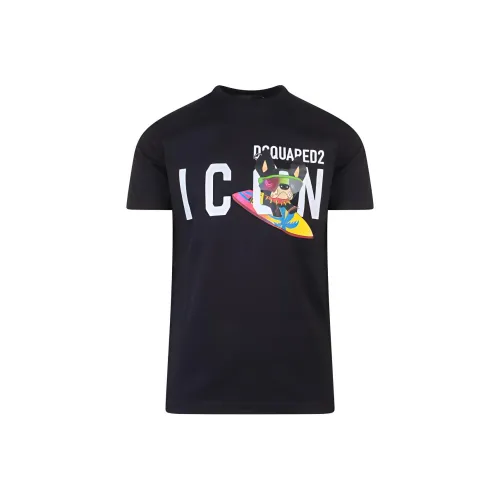 DSQUARED 2 SS23 T-Shirt Мужской Черный