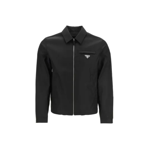 PRADA RE Нейлон Черный Мужские Куртки
