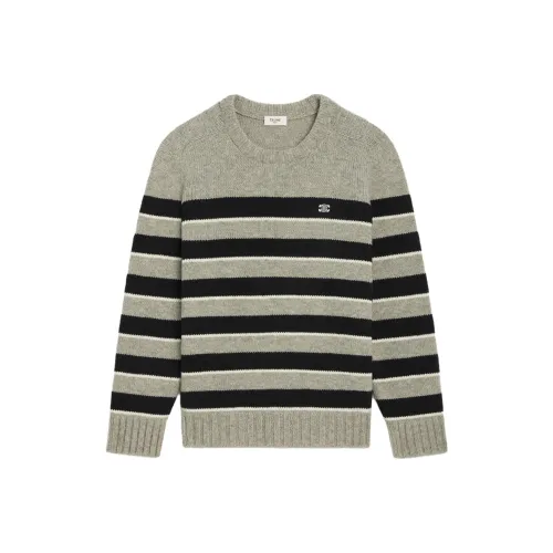 CELINE Свитер Мужской Светло-Серый