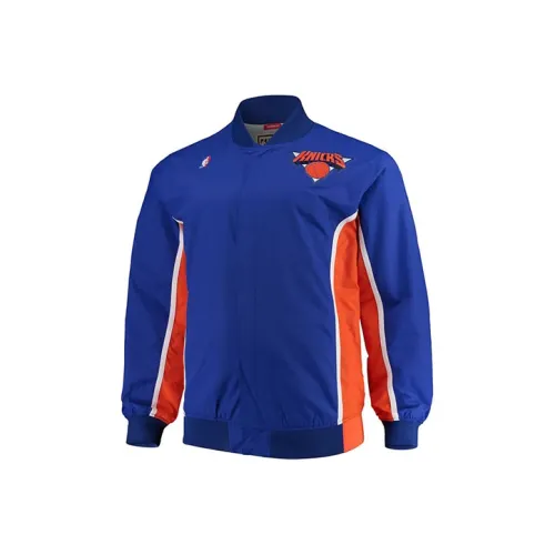 Mitchell Ness Blue Men's Jackets Mitchell Ness Синий Мужские Куртки