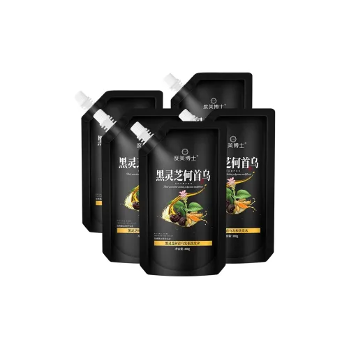 Dr.DMY Черный Гандожа Люцидум И Полигонум Мультикултур Волосы Корень Шампунь Уход за волосами Глубокая чистка 300г