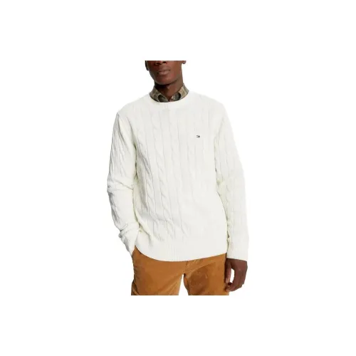 Tommy Hilfiger Белые Мужские Свитера