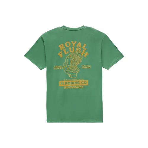 Vans The Королевский Flush T Рубашка T Рубашка Мужская Зеленая