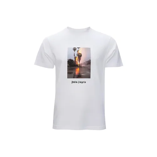 PALM ANGELS Белая Мужская Футболка