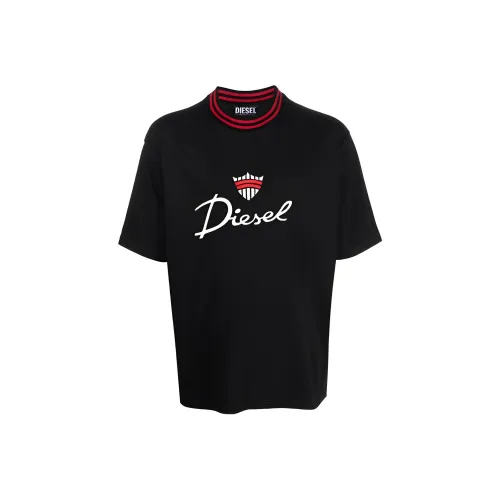 DIESEL Черная унисекс футболка