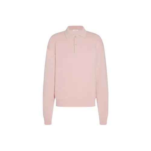 THE ROW SS24 Кашемир Свитер Мужской Светло-Розовый