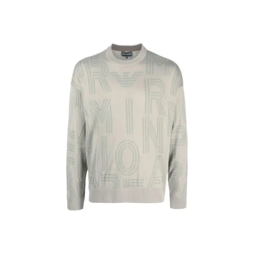 GIORGIO ARMANI Серые Мужские Свитера