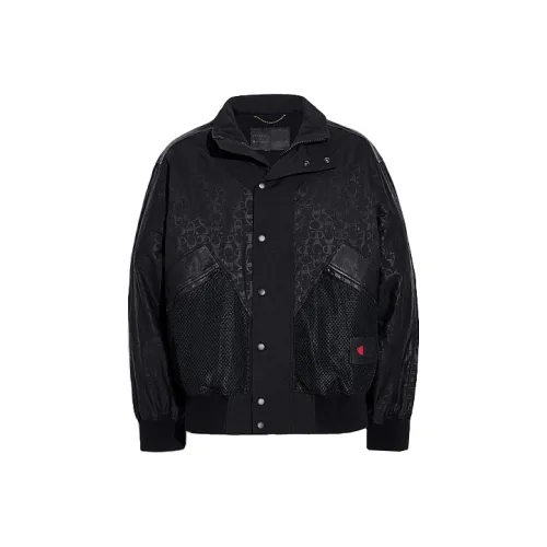 COACH Мужские черные куртки