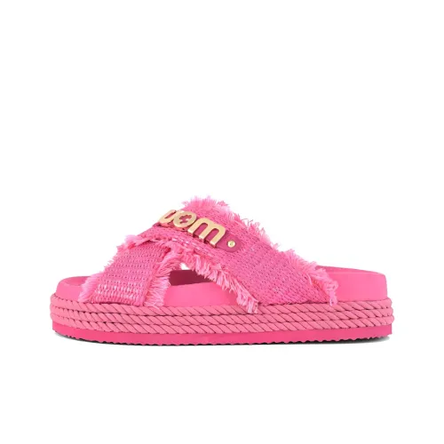 Criss x MOU ЭВА Устойчивые к истиранию Слипоны Женские Розовые