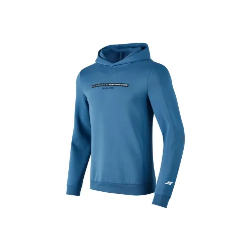 Skechers Свитшот Мужской Копенгаген Синий