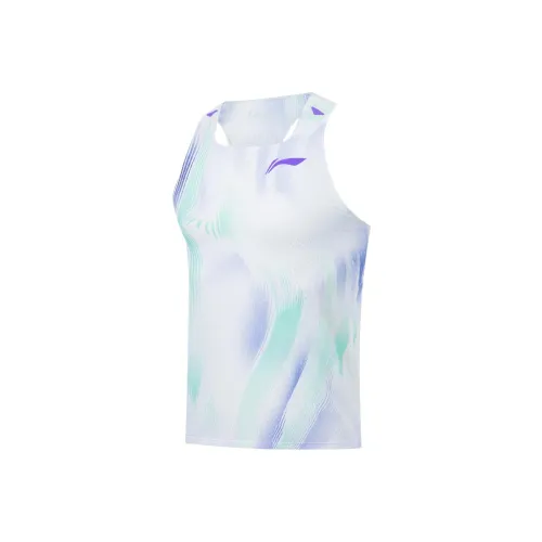 LINING Running Collection Стандартный Белый Мужские Майки