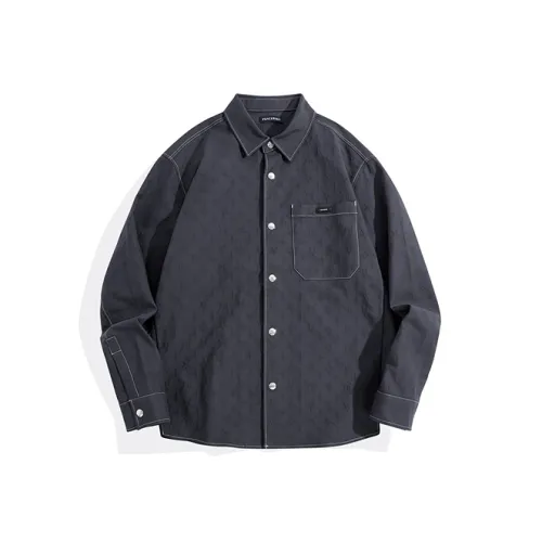 PEACEBIRD MEN Синий 1 Мужская Рубашка