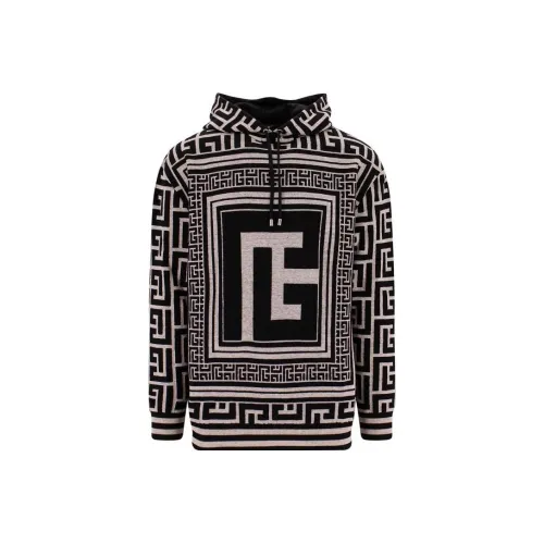 BALMAIN Черные Мужские Свитера