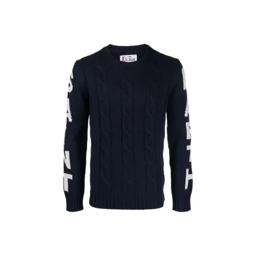 MC2 SAINT BARTHELEMY Свитер Мужской Морской Синий