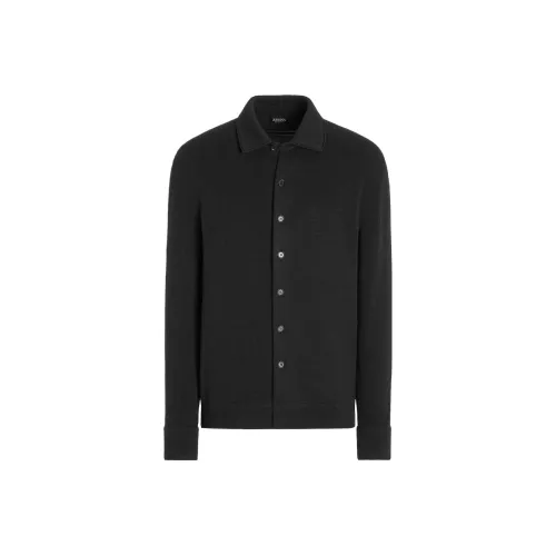 Ermenegildo Zegna Черные Мужские Кашемировые Свитера
