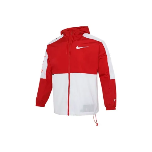 Nike Красный Белый Мужская Куртка