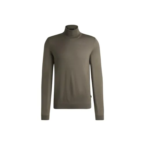 Hugo Boss FW24 Свитер Мужской Lime Gray