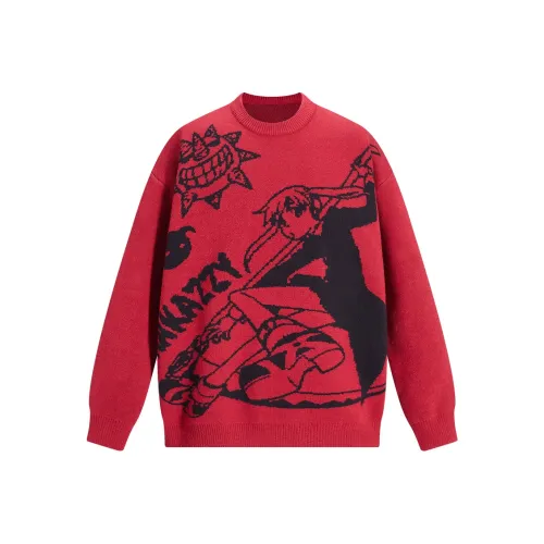 KAKAZZY Бургундский Унисекс Свитеры