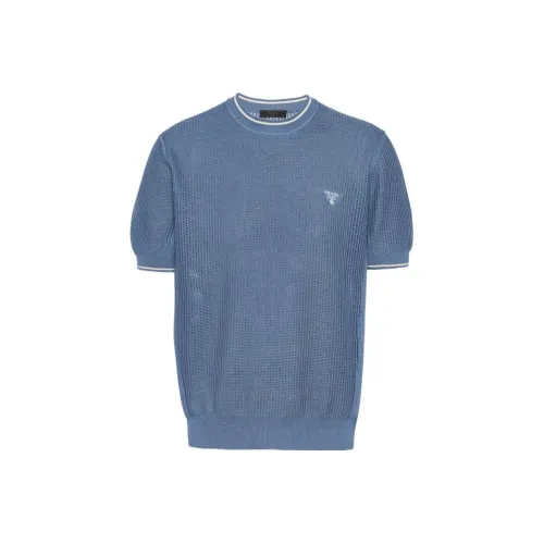 PRADA Синие Мужские Свитера