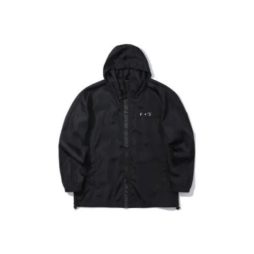 Off Белый SS21 Черный Мужские Куртки