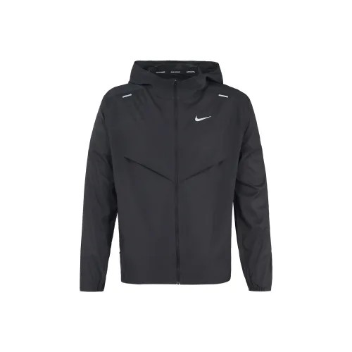 Nike WINDRUNNER Куртка Весна Мужская Черная