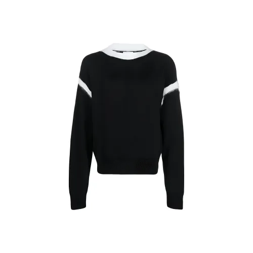 SAINT LAURENT Мужские черные свитеры