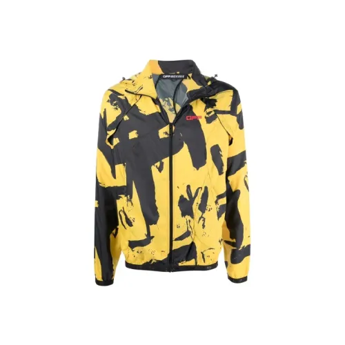Off Белый SS21 Желтый Мужские Куртки