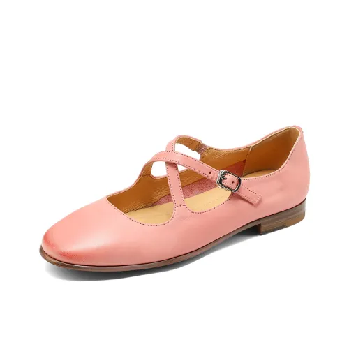 FMM Плоская подошва Туфли Мэри Джейн Женские