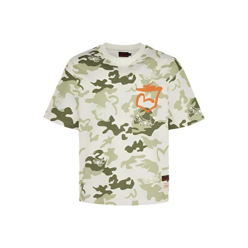 EVISU SS21 Прямой крой T-рубашка Мужская Многоцветная