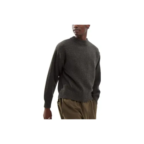 UNIQLO FW23 U Series Кашемировый свитер унисекс Темно-умбра