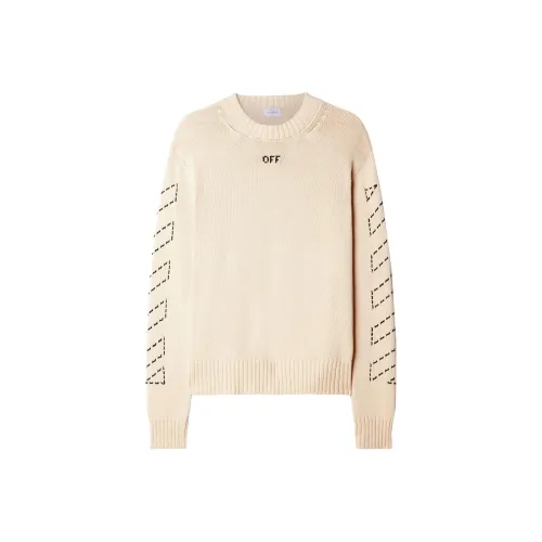 Off Белый хаки Мужской Трикотаж