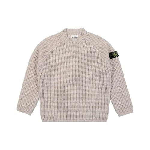 Stone Island Бежевые Мужские Свитера