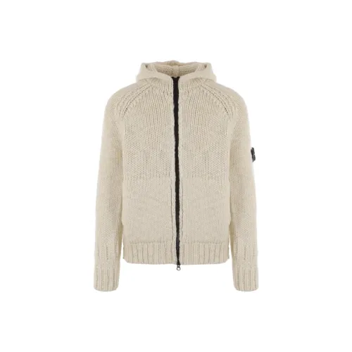 STONE ISLAND Белый Мужской Трикотаж