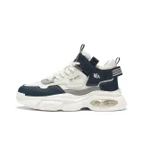 Белый, синий (средний верх, дышащий)