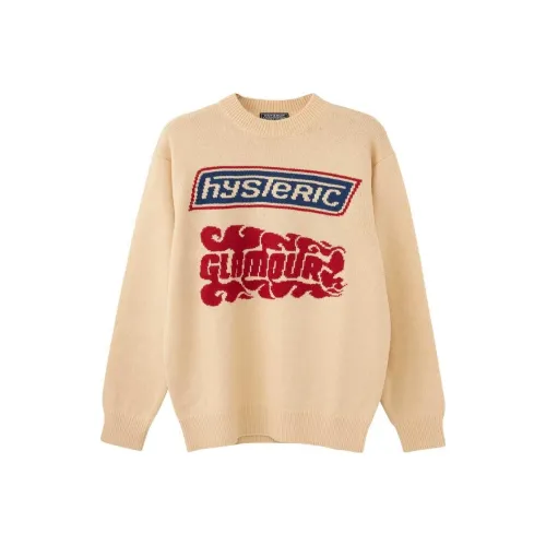 HYSTERIC GLAMOUR совместный бренд Бежевые Мужские Свитера