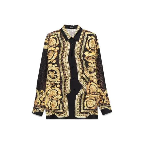 VERSACE Мужские Черные Рубашки