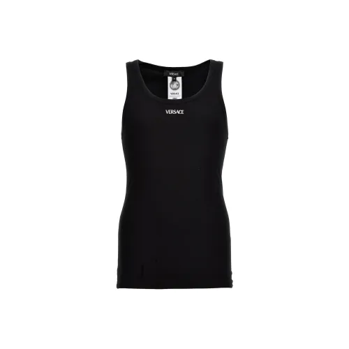 VERSACE Мужские черные майки