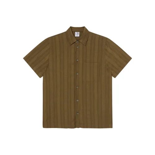 POLAR SKATE CO Tim Рубашка Унисекс Желто-коричневый